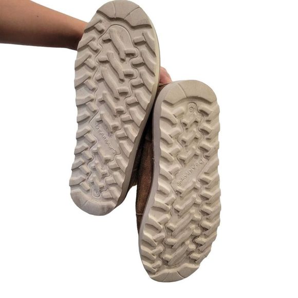 Bearpaw Kimella Women’s Brown Sz 7 12” Tall Boot Cow Suede Sheep Skin Wool - Picture 9 of 14